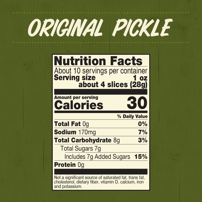 Wickles Pickles Original Pickles (6 Pack) - Spicy Garlic Pickles