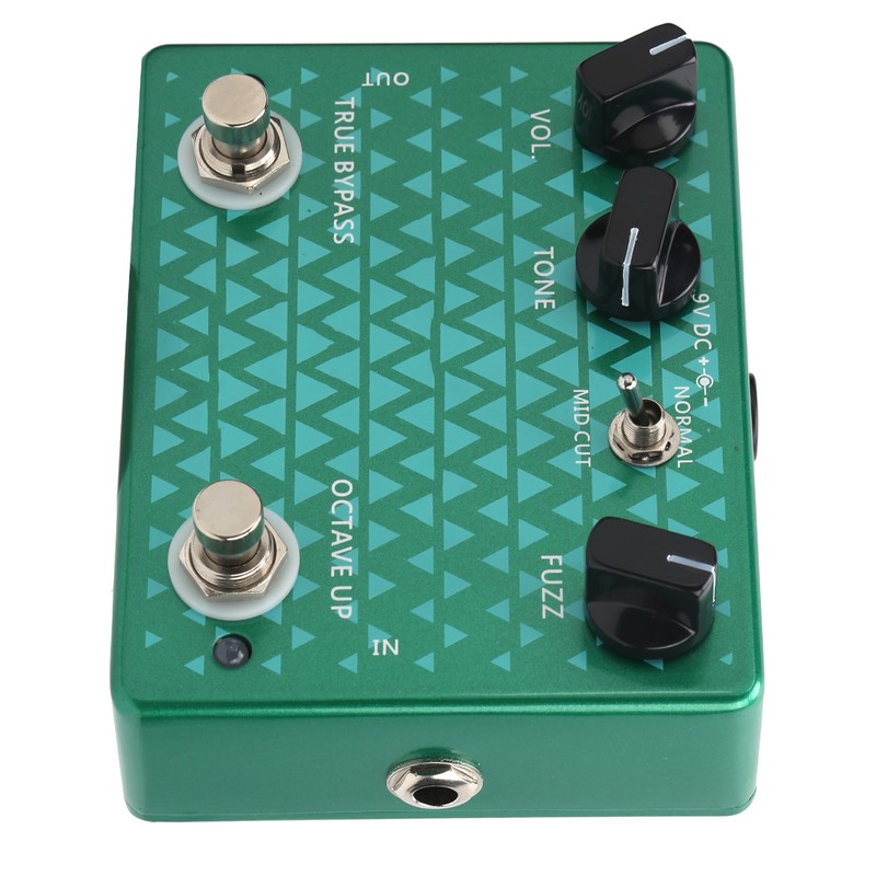 Distortion Guitar Pedal Octave Instrument Accessory with True Bypass Design