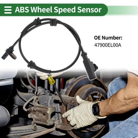 Motoforti ABS Wheel Speed Sensor ABS Sensor Anti-Lock Braking System Sensor for Nissan Versa 1.6L 1.8L 2007-2012 No.47900EL00A Rear Right