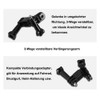 ShipeeKin 3-Way Adjustable Extension Arm Swivel Straight Joints Bracket Long