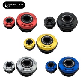 REVOLUTION Honda Common Service Hole Plug Set.V2 Engine Timing Plug For HONDA CT125 Monkey GROM CB CBR150-250 C125 DAX125 Timing Hole Cap (Black)
