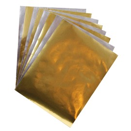 Hygloss Products, Inc Metallic Foil Paper 10 x 13 Inch, 10 Sheets, 10" x 13", Gold/Silver