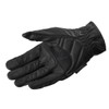 Komine GK-255 Protective Leather Mesh Gloves for Motorcycles Black L
