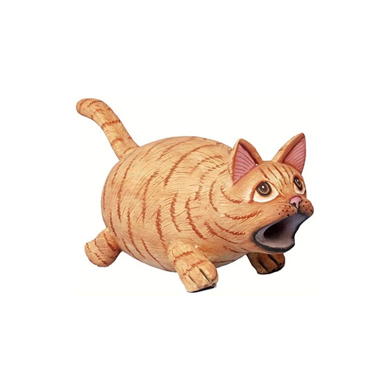 Songbird Essentials SE3880180 Big Mouth Orange Tabby Cat Birdhouse (Set