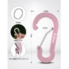 Pullther Carabiners, Large, Rustproof, Ultra Lightweight, Aluminum, Outdoor, Key Carabiner,