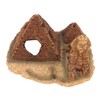 Aquarium Pyramid Decor Realistic Safe Resin Fish Tank Pyramid Hiding