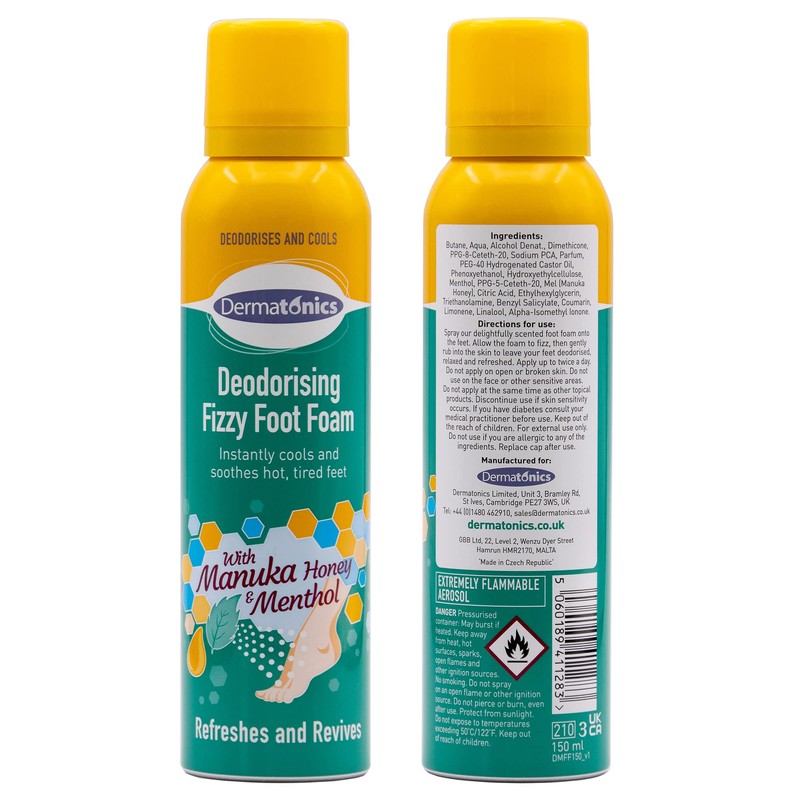 Dermatonics Fizzy Foot Foam