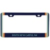 South New Castle Pennsylvania Car Metal License Plate Frame Retro