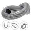 COOLHIYA Flexible Bathtub Drain Pipe Plastic Tub Drain Accessory for
