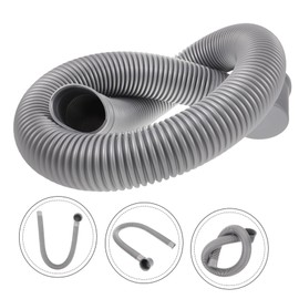 COOLHIYA Flexible Bathtub Drain Pipe Plastic Tub Drain Accessory for Easy Installation Compatible with Standard Bathtubs and Sinks Durable and Lightweight Design