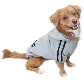 Eastlion Dog Jumper Puppy T-Shirt Warm Jumper Coat Pet Clothing Grey Size XXL