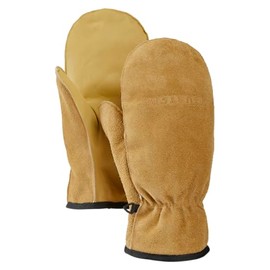 Burton Men's Work Horse Leather Mittens, Rawhide, S