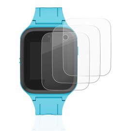 BROTECT Protective Glass for TCL Movetime FamilyWatch Kids MT40X (Pack of 3) Protective Film Tempered Glass [Extremely Scratch-Resistant 9H, Anti-Fingerprint, Ultra Transparent]