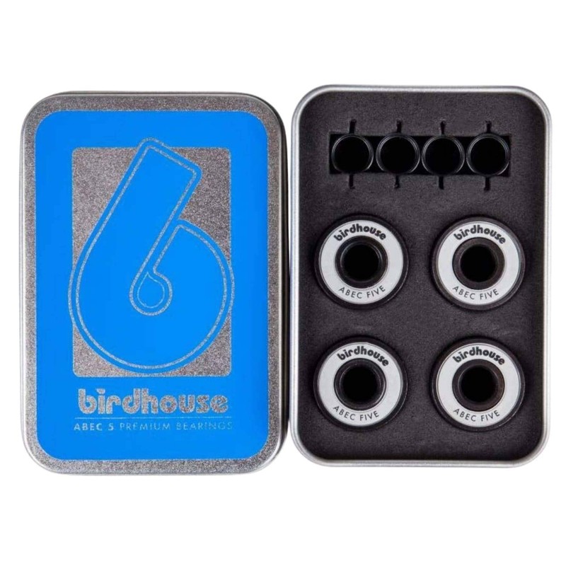 BIRDHOUSE SKATEBOARDS Bearings Abec 5 Grey