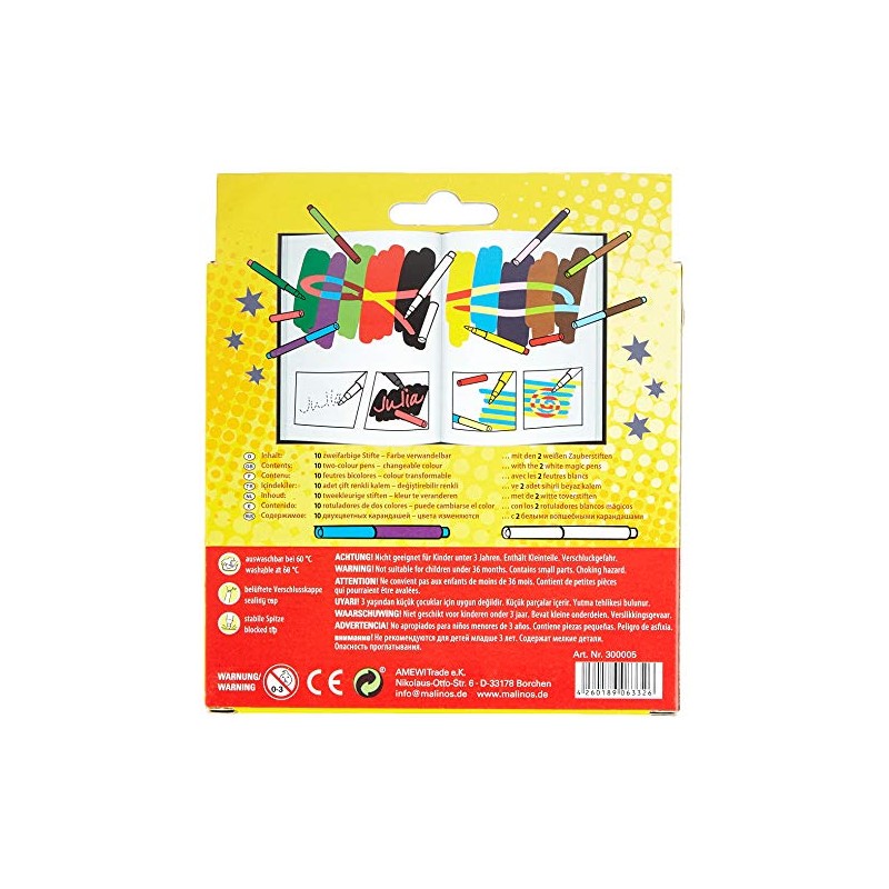 Malinos 300005 drawing magic, 12 pens