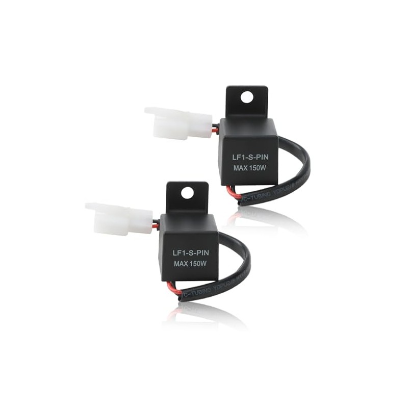 Pack of 2 LED Indicator Relay 12 V 2 Pin,