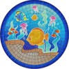 Skip's Garage Tropical Fish Poolmat - 29" - Vinyl -