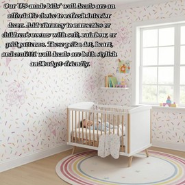 Geettcaifu 300PCS Confetti Wall Decals, Removable Peel and Stick Sprinkle Wall Stickers, Wallpaper for Room Decor