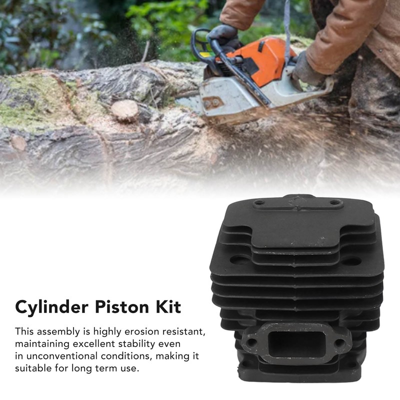 Cylinder Piston Assembly Kit Aluminum Alloy 42mm Electric Chainsaw Cylinder
