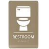 ADA CENTRAL SIGNS - 6"X9" Toilet Restroom Sign- ADA Compliant