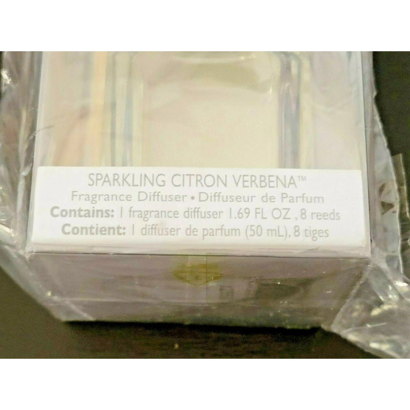 Claire Burke Sparkling Citron Verbena Fragrance Diffuser & Reeds 1.7