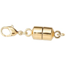 Magna Clasp Clasp Converter, Magnetic, Magna Clasp, 1 Large Gold Plated Brass 28x7mm Clasp