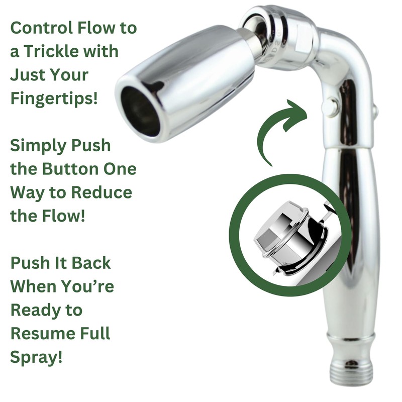 High Sierra Showerheads® - Solid Metal Handheld Shower Head with