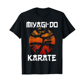 Retro Vintage Miyagi-Do Karate Life Bonsai Tree Martial Arts T-Shirt