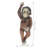 Monkey Hanging Statue, Hanging Monkey Garden Statue for Outdoors, Simulation