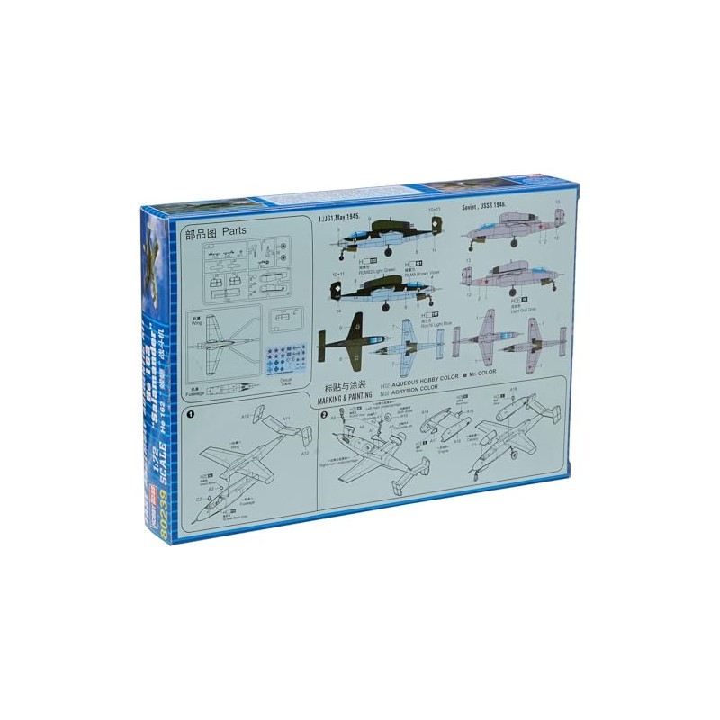 Hobby Boss 80239 Modellbausatz He162 'Salamander', Mittel