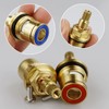 2 Sets Replacement Bathroom,Tap Indices Hot and Cold Inserts, Kitchen
