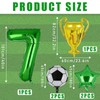 Soccer Balloons 7th Birthday Decoration for Boys, Soccer Balloons Foil