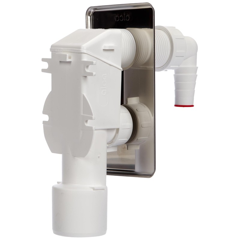 Alcaplast High-quality flush-mounted siphon for washing machine, washing machine connection,