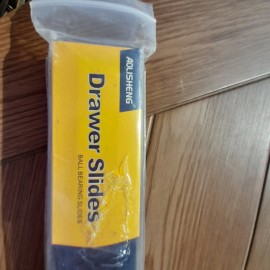 AOLISHENG 1 Pair  Black, High Load Capacity Drawer Slides 12", NEW