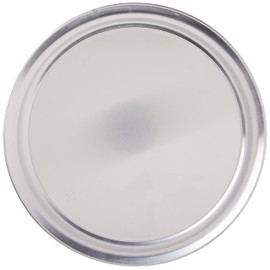 Winco 11" Aluminum Wide-Rim Pizza Pan