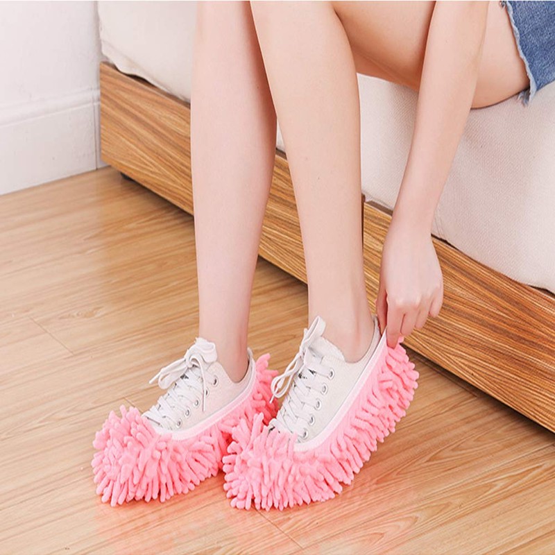 Tamicy Mop Slippers Shoes 5 Pairs (10 Pieces) - Microfiber