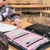 SKYDUE Pencil Pouch for 3 Ring Binder, 3 Pockets and