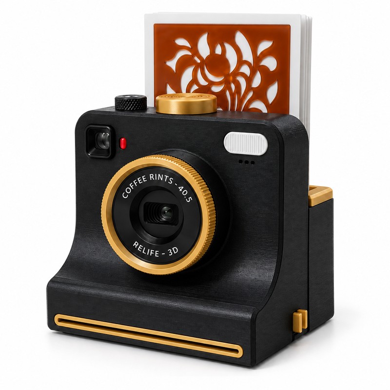 Latte Art Stencil Camera for Coffee Decorating – One Touch