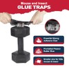 Glue Mouse Traps Indoor for Home -12 Pack Sticky MouseTraps