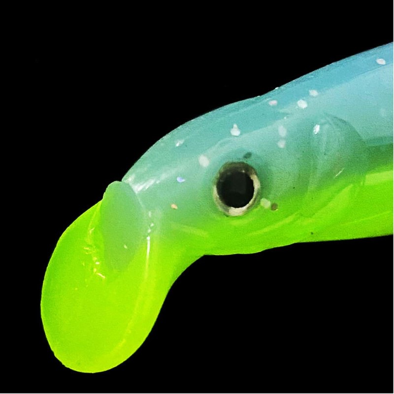 FOLANDO 7PCS Soft Fishing Lures, Plastic Baits Kit Artificial Baits