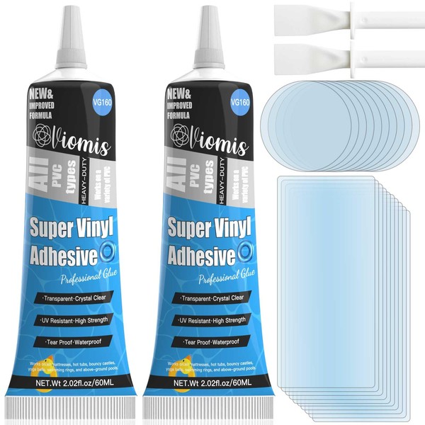 Viomis Pool Liner Patch Repair Kit | Transparent Air Mattress