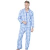 Chums Men's Classic Marlow Check Pyjamas Set with Contrast Piping