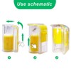 MODUODUO Bee Queen Marker Bottle & 6Pcs Queen Clips Stainless