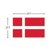 Double Sided 3ply Denmark Flag 2X3 FT, Danish National Flag,Dane