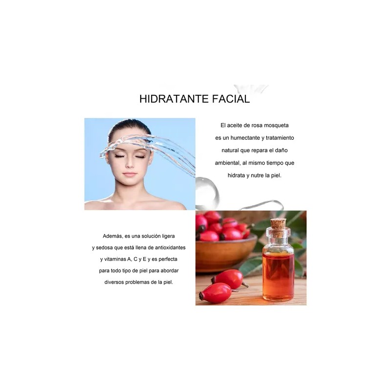 Uva Natural | Aceite De Rosa Mosqueta | 60 Ml