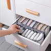 2pcs Socks Storage Compartment Box Foldable Silk Stockings or Nylon