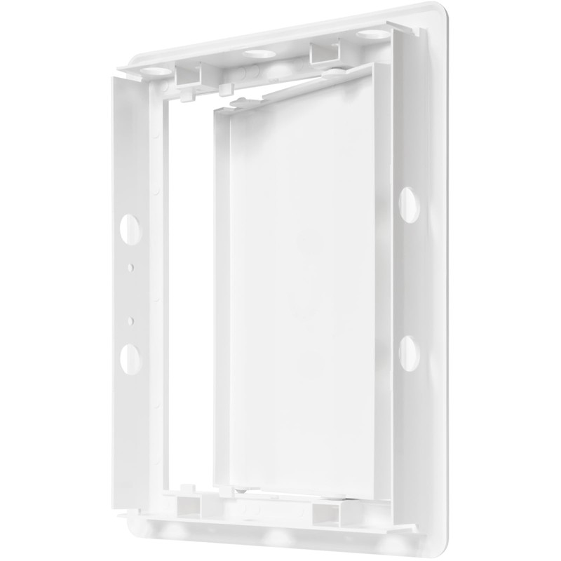 6" x 8" White Plastic Access Panel. Service Shaft Door