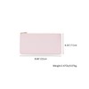 YONBEN Pencil Pen Case Stationery Case Pouch Bag (Pink,Faux leather)
