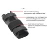 Heated Wrist Brace 3 Gear Hot Compress Adjustable Universal Wrist