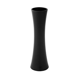 FOYER 2300120BK Unbreakable Vase, Flower Base, Polycarbonate, Stylish, Height 7.5 inches (19 cm), Width 2.4 inches (6 cm), Small